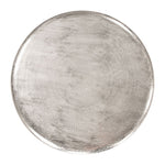 Arian Hammered Aluminum Coffee Table – Eco-Chic Silver Statement Table