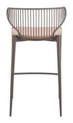 Indoor Counter Chairs with Footrest, Set of 2