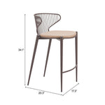 Stylish Indoor Bar Seating, Set of Two