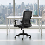 Jett Adjustable Office Chair – Modern Mesh Fabric Seat