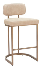 Compact Kitchen Island Stool – Ergonomic Footrest, 18.5” W x 20.1” D