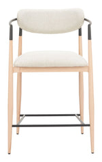 Indoor Bar Seating – Durable Powder-Coated Steel & Faux Wood Frame