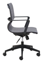 Dark Gray Executive Office Chair – Faux Leather Seat by Zuo Modern