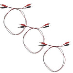 18 Gauge Insulated Alligator Lead Set – 3 Red + 3 Black