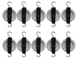 Painted Metal Pulley – 50mm, Single Groove, Pack of 10