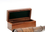 Handheld Telescope – Antique Brass Design – Brown Leather Overlay – 16 Inch