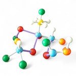 Student Chemistry Molecular Model Set – Plastic – 2 Inch – Instructional Kit – by GSC International