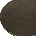 Sculptural outdoor side table