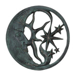 Mystical Wall Plaque – SPI Home Moon Embrace Star Celestial Design