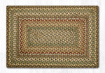Fir/Ivory Braided Rug