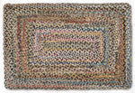 Random Braided Rug