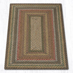 Fir/Ivory Braided Rug