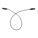 Black Alligator Clip Circuit Leads for Physics Labs – 24