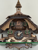 One Day Cuckoo Clock – 10 in Traditional Wall Clock – 12 Song Cuckoo Chime By River City Clocks