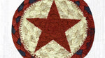 IC-15 red star design drink coaster