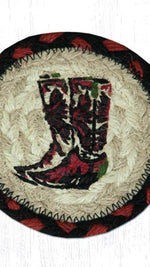 Decorative 5 inch boots table coaster