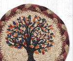 Rustic Farmhouse Coaster – Symbolic Tree of Life Design