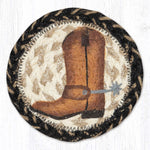 Western Cowboy Boot Coaster – Earth Rugs 5