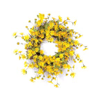 yellow daisy wreath