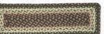 Desert Style Stair Rug – Hand-Braided Cactus Jute Tread 27x8.25