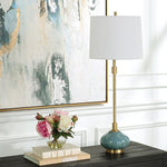 Elegant Buffet Lamp – Ceramic and Iron Lighting Accent