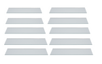 Rectangular Glass Optics Mirrors (Pack of 10) – 2