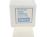 Microscope Slide Cover Glass Size 1 Thickness Bulk Pack