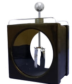Electroscope with Metal Case and Round Viewing Window