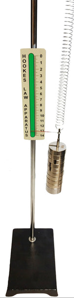 Physics Spring Extension Apparatus with Scale