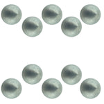 Solid Zinc Physics Balls Set of 10 for Laboratory Experiments