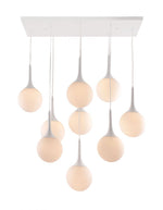 Zuo Contemporary Ceiling Lamp with Frosted Orbs
