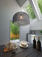 Zuo Modern Paradise Dome Shade Ceiling Lamp Gray