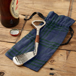 Golf Party Bottle Opener – Brass and Mango Wood