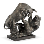 Investor Gift Idea – Market Fighters Bull and Bear Freestanding Sculpture