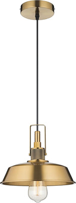 Fine Art Lighting Bixio Pendant – Restoration Gold Modern Ceiling Fixture