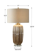 Contemporary Uttermost Gistova Gold Table Lamp