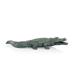 SPI Home Mean Alligator Lawn Ornament – Realistic 33-Inch Metal Art