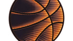 Basketball Acrylic Desk Light 17 Inch Height for Study Spaces and Fan Areas By Melrose