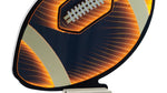 Football Acrylic Home Light 13.5 Inch Height for Sports Themed Decorating By Melrose