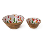 wooden serving bowls