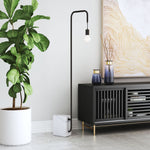 ZUO Modern Lancia Industrial Floor Lamp – Marble Base Accent