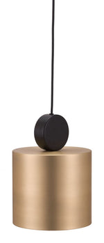 Black and Gold Modern Minimalist Ceiling Light