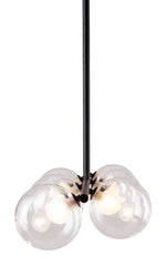Zuo Ceiling Light with Clear Glass Spheres