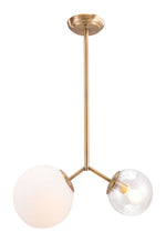 Zuo Modern European Style Ceiling Light with Clear and Frosted Glass