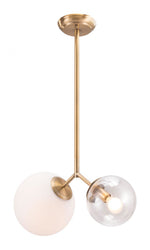 Zuo Modern Brass Hanging Ceiling Lamp for Modern Interiors