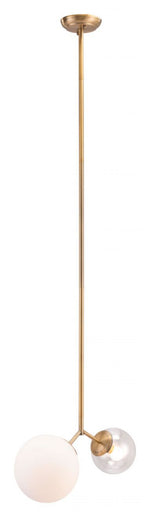Zuo Modern Minimalist Brass Ceiling Lamp with Contemporary Design