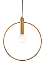 Zuo Modern – Irenza Ceiling Lamp, 17.7 in Height, Brass Finish, Hardwired Fixture