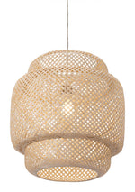 Handwoven Boho Ceiling Lamp for Hospitality Spaces