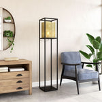 ZUO Modern Yves Floor Lamp – Gold & Black Accent Lighting
