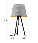 Sleek Black & Gray Desk Lamp for Contemporary Interiors – Zuo